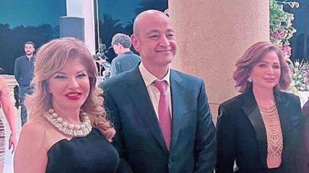 حفل خطوبه ابن الإعلامي عمرو أديب ولميس الحديدي وكوكبة من النجوم والأصدقاء