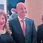 حفل خطوبه ابن الإعلامي عمرو أديب ولميس الحديدي وكوكبة من النجوم والأصدقاء