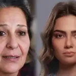 النجمة فرح يوسف تتلقي واجب العزاء في وفاة والدتها وسط أجواء حزينة